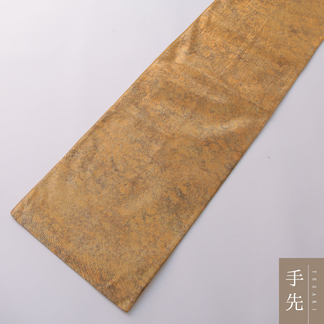 袋帯 帯丈428cm 正絹 六通 インフォーマル 抽象柄 朱系 1243-01941