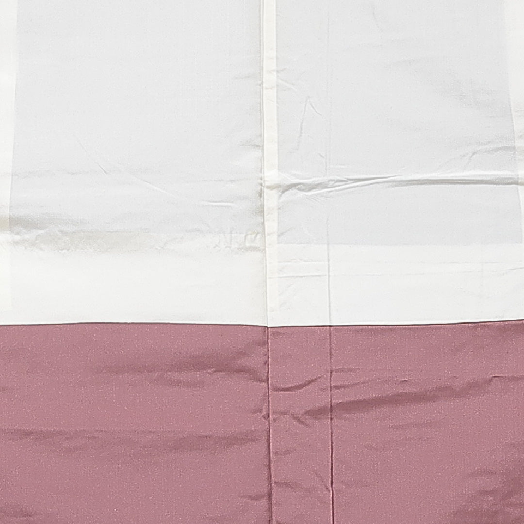 紬(大島紬) 袷 身丈157cm 裄丈62cm 正絹 Cランク Mサイズ 広衿 インフォーマル 格子 多色系 1216-15669