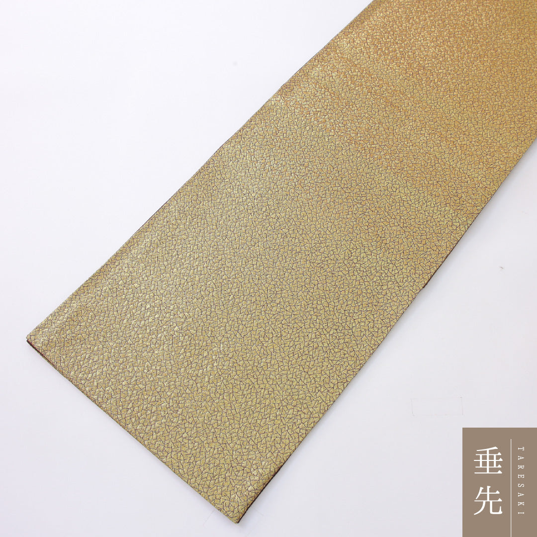 袋帯 帯丈454cm 正絹 ポイント柄 フォーマル 四季山野 金系 1243-02221