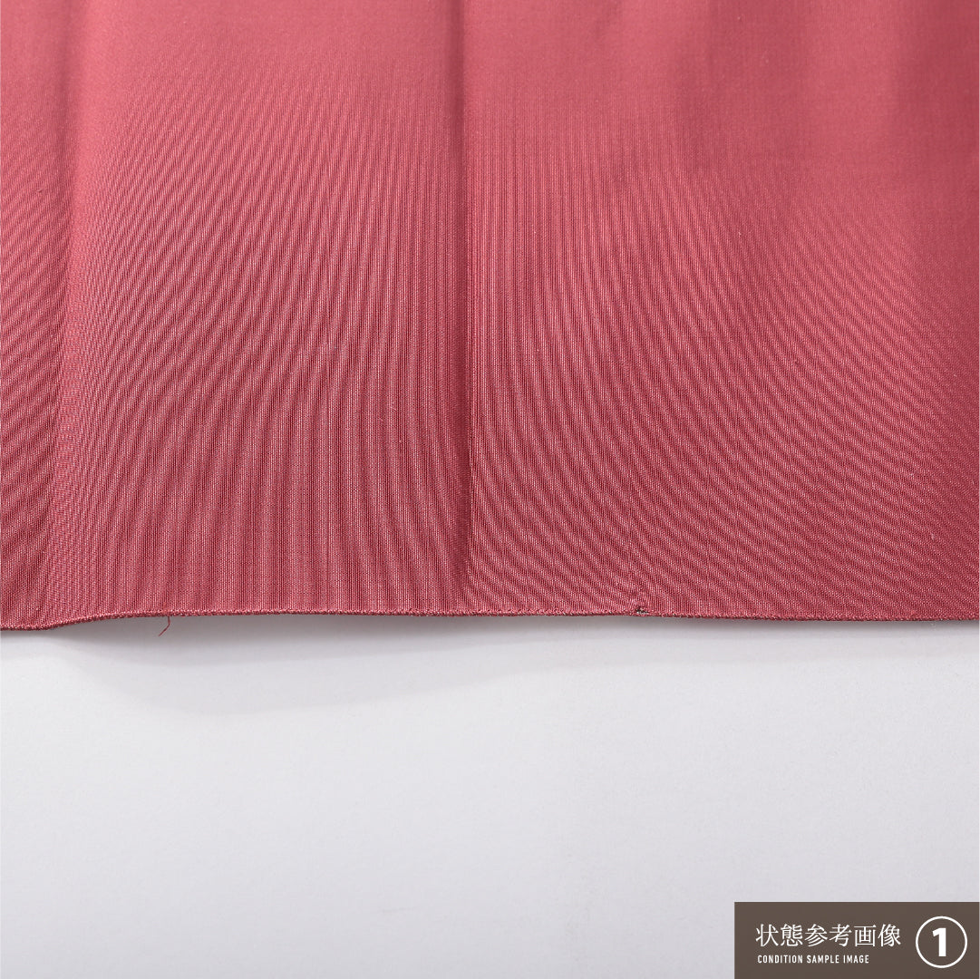 八寸名古屋帯 Dランク 帯丈350cm 正絹 六通 松葉仕立て 織り セミフォーマル 流水 荒磯 ピンク系 RP 1245-03868