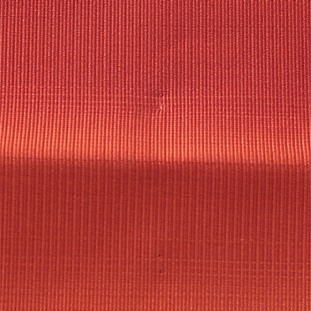 新古品 八寸名古屋帯 帯丈377cm インフォーマル 松葉仕立て 全通 未仕立て Nランク 正絹 綴れ織 ぼかし 無地 朱系 多色系 1224-04181