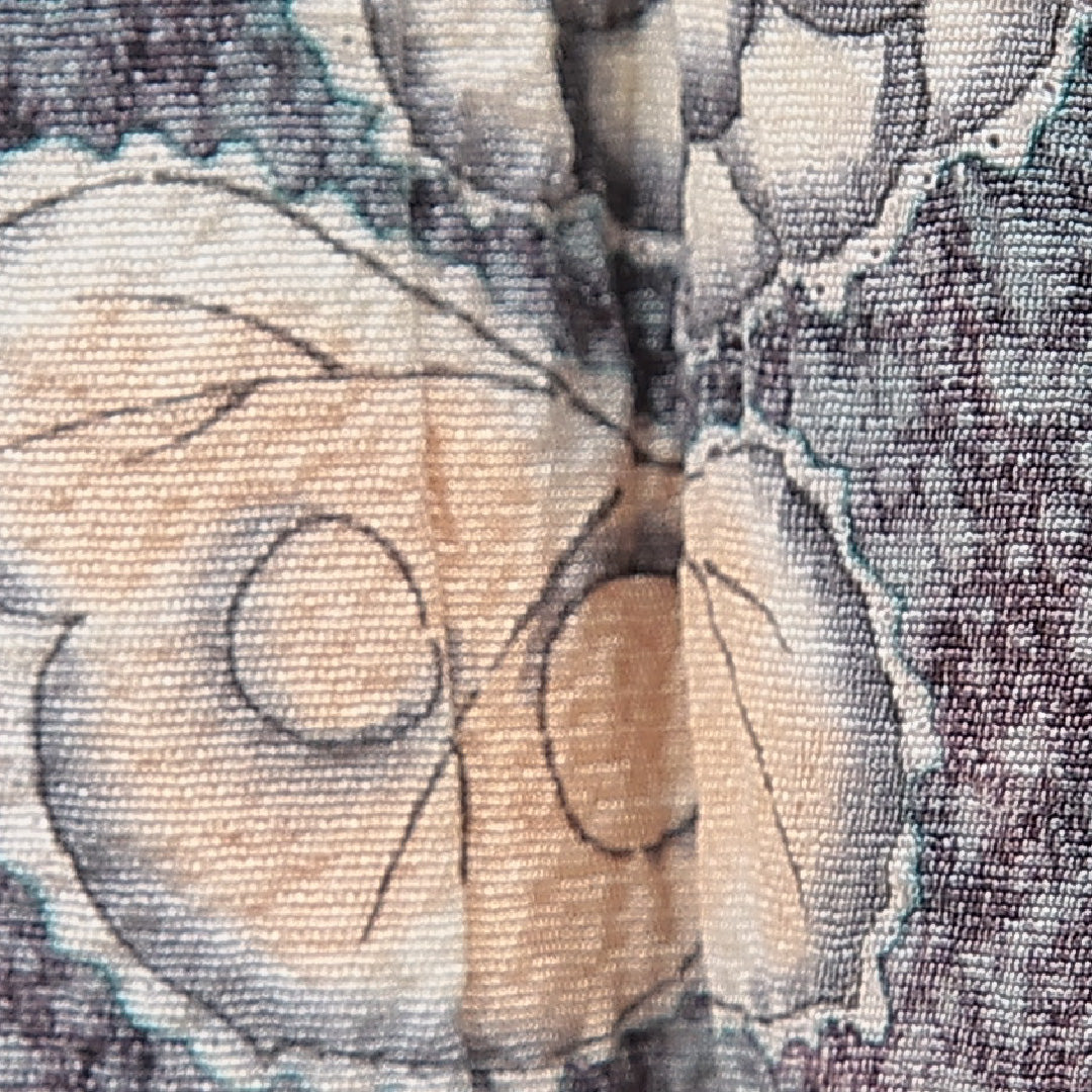 訪問着 袷 身丈164cm 裄丈64cm 正絹 Cランク セミフォーマル 広衿 Lサイズ 梅 可憐 落ち着き ピンク系 RP 1217-15523
