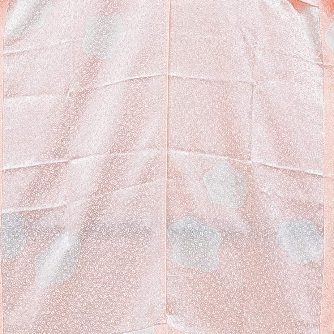 長襦袢 洗える着物 無双袖 身丈121cm 裄丈62cm ポリエステル Sランク Sサイズ 梅 ピンク系 1229-16696