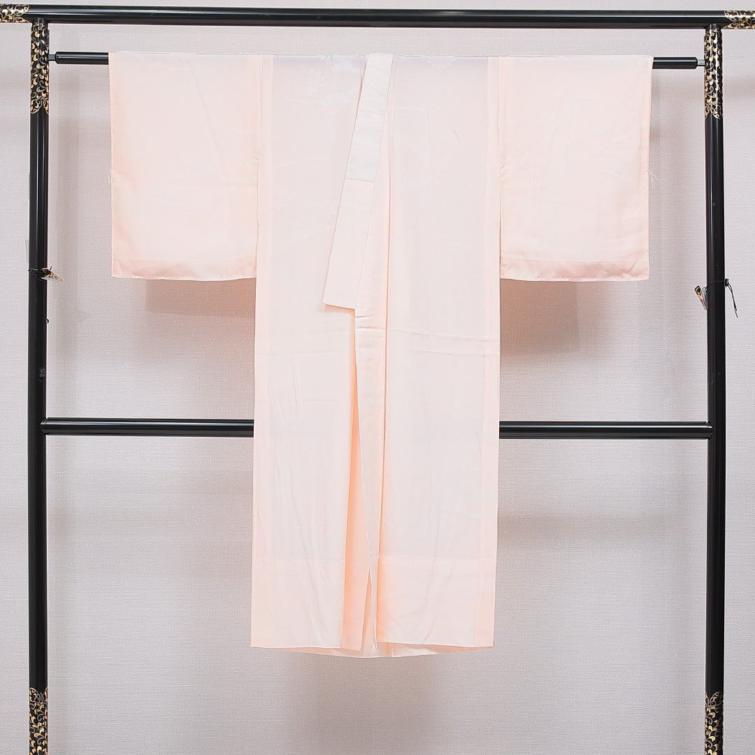 長襦袢 無双袖 身丈125cm 裄丈61cm 正絹 Sランク Mサイズ ピンク系 RP 1239-16688