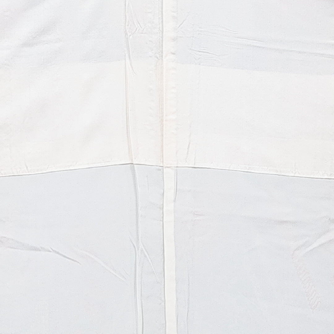 小紋 袷 身丈154cm 裄丈64cm 正絹 Sランク インフォーマル 広衿 Sサイズ 菊 グレー系 RP 1221-15526