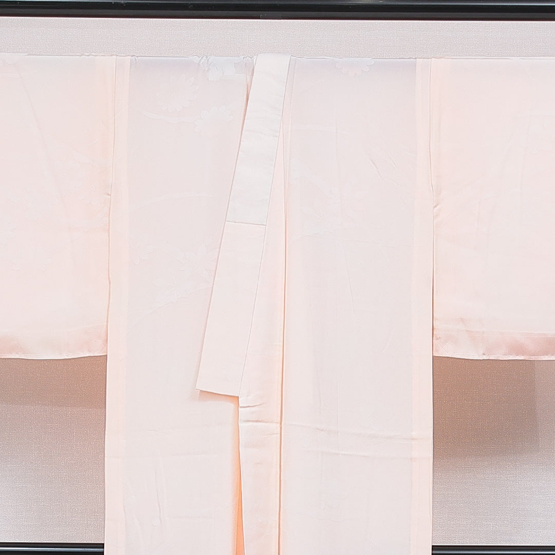 長襦袢 無双袖 身丈125cm 裄丈61cm 正絹 Sランク Mサイズ ピンク系 RP 1239-16688