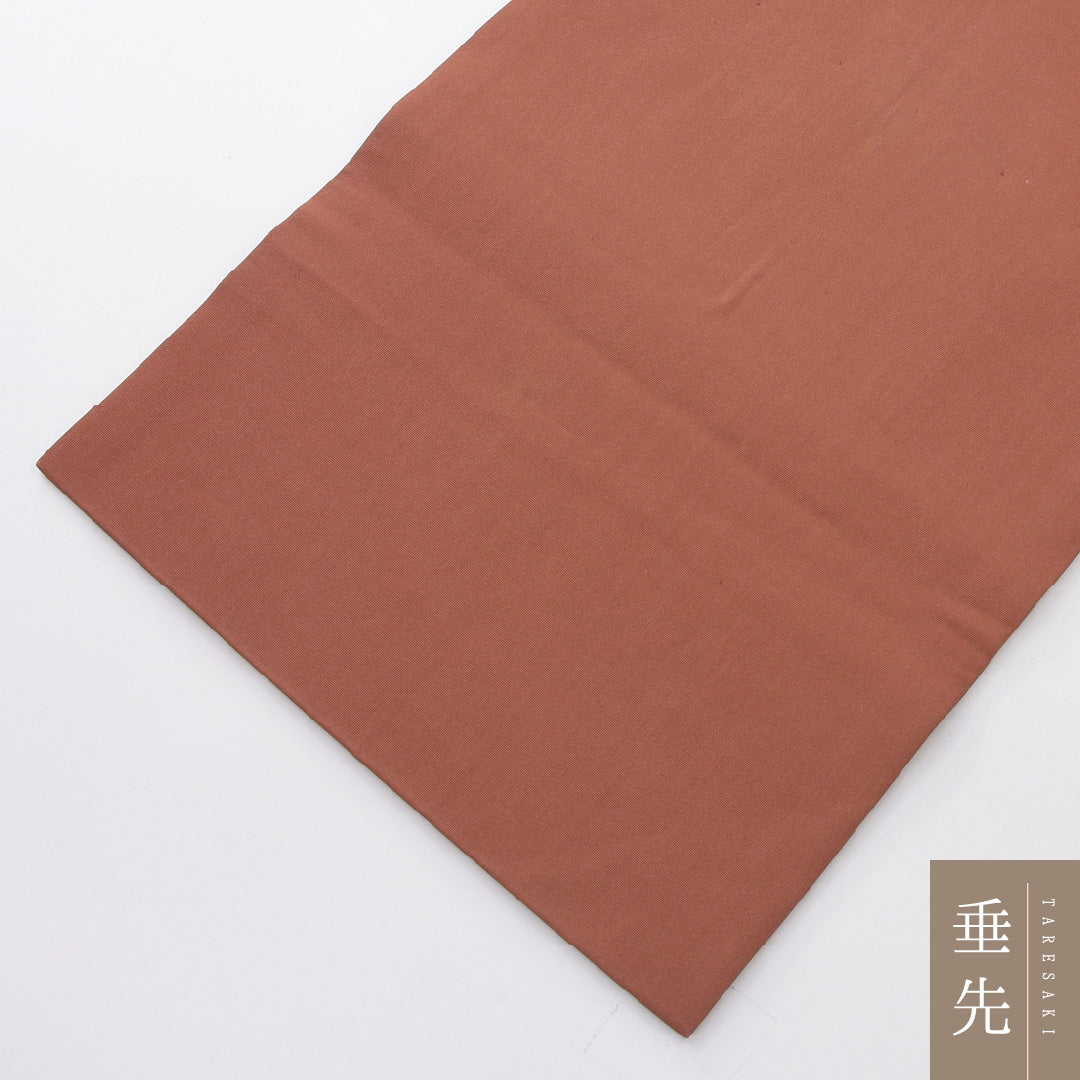 九寸名古屋帯 Cランク 帯丈361cm 正絹 ポイント柄 名古屋仕立て 染め インフォーマル 紅葉 ピンクの混ざった朱系 GP 1245-04026