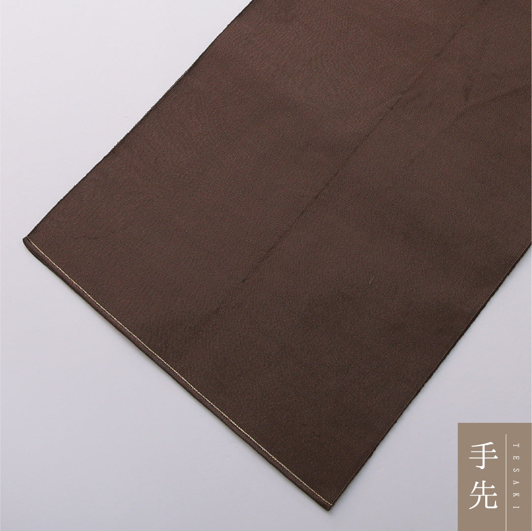 八寸名古屋帯 Sランク 帯丈348cm 正絹 ポイント柄 開き仕立て 織り カジュアル 創作柄 深い緑系 RP 1245-03363