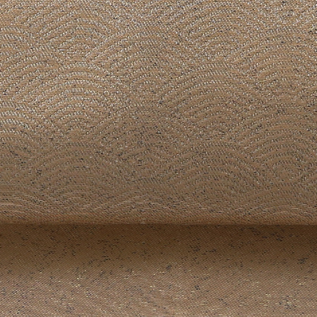 九寸名古屋帯 帯丈365cm セミフォーマル 名古屋仕立て ポイント柄 Cランク 正絹 松 クリーム系 1224-03644