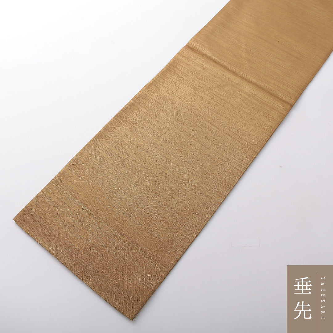 袋帯 帯丈472cm セミフォーマル ポイント柄 Aランク 正絹 幾何学柄 金系 1223-02072