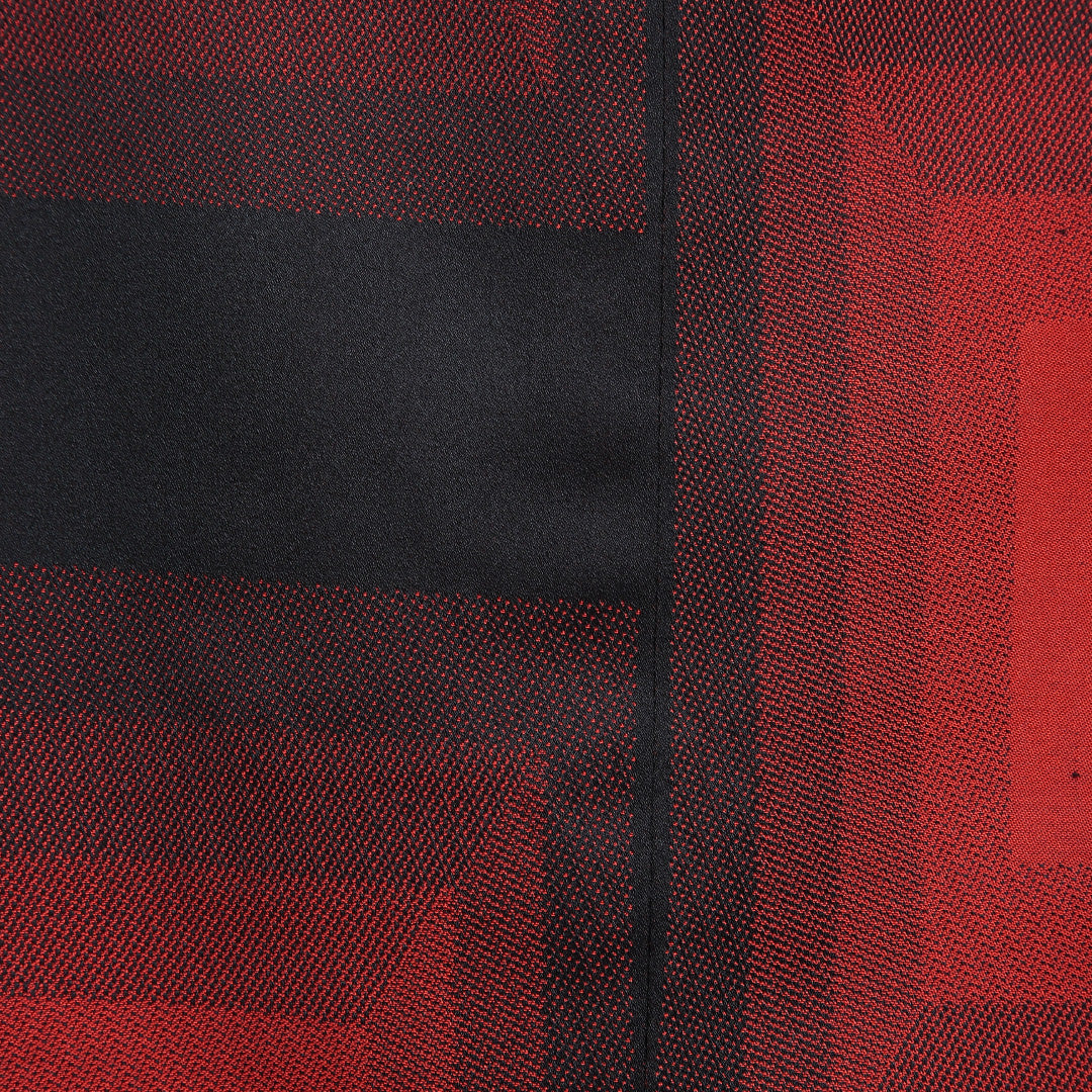 道行コート 洗える着物 単衣 身丈124cm 裄丈63cm ポリエステル Cランク Sサイズ フォーマル ポケットあり 幾何学柄 赤系 黒系 1263-16139