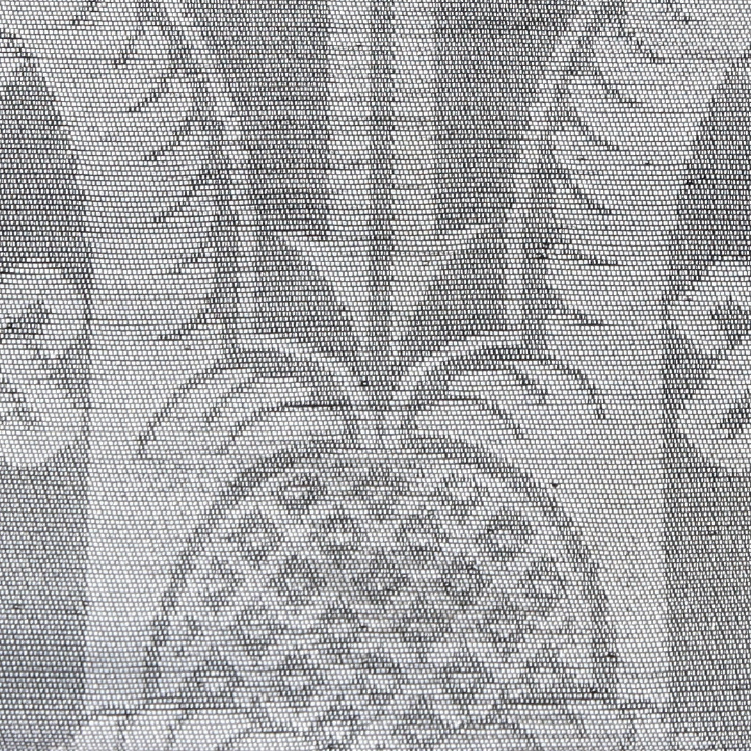 袋帯 帯丈414cm セミフォーマル 六通 帯芯なし Aランク 正絹 ペルシャ文様 銀系 1223-02230