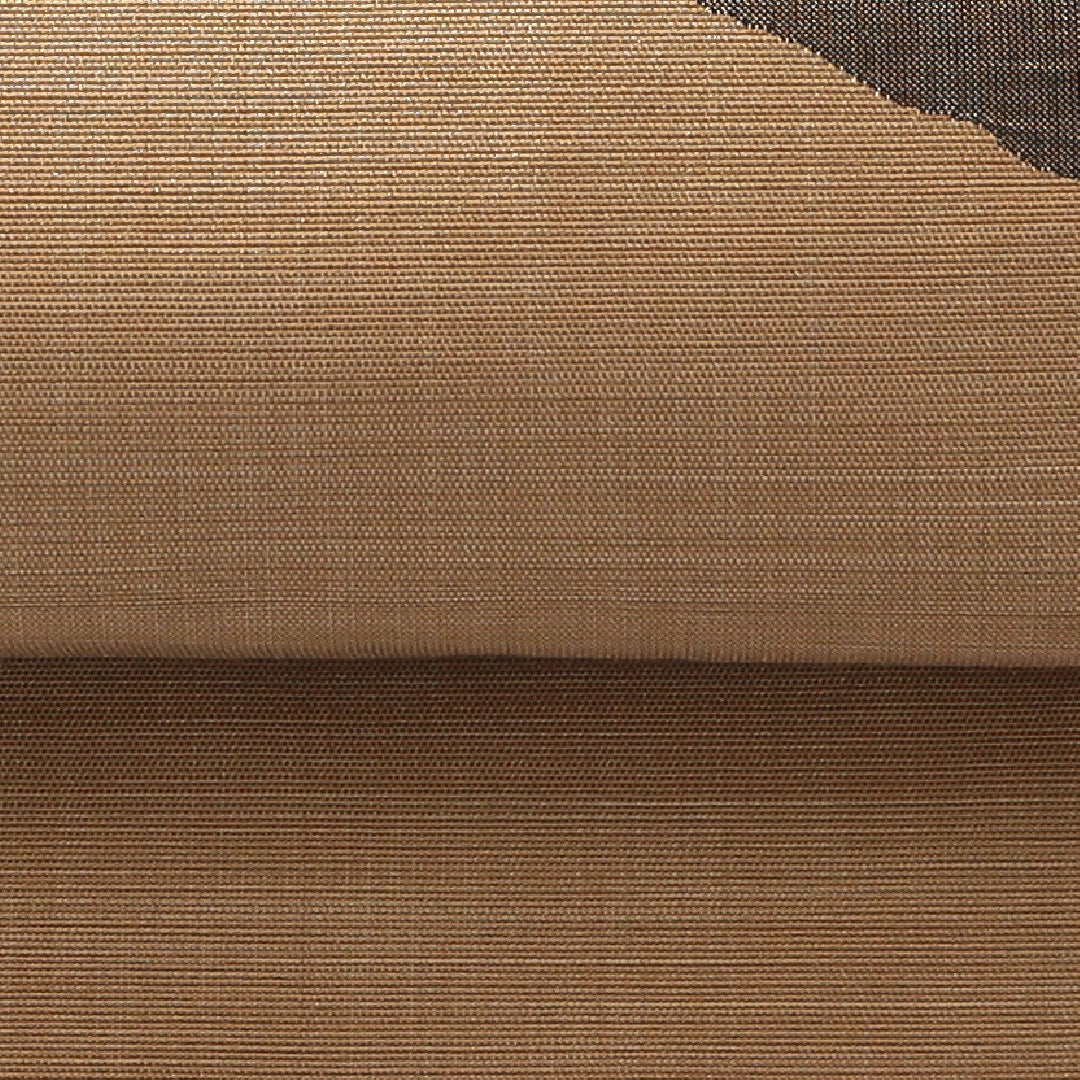 九寸名古屋帯 帯丈361cm カジュアル 名古屋仕立て ポイント柄 Dランク 正絹 ふくれ織 植物柄 ベージュ系 1224-03918