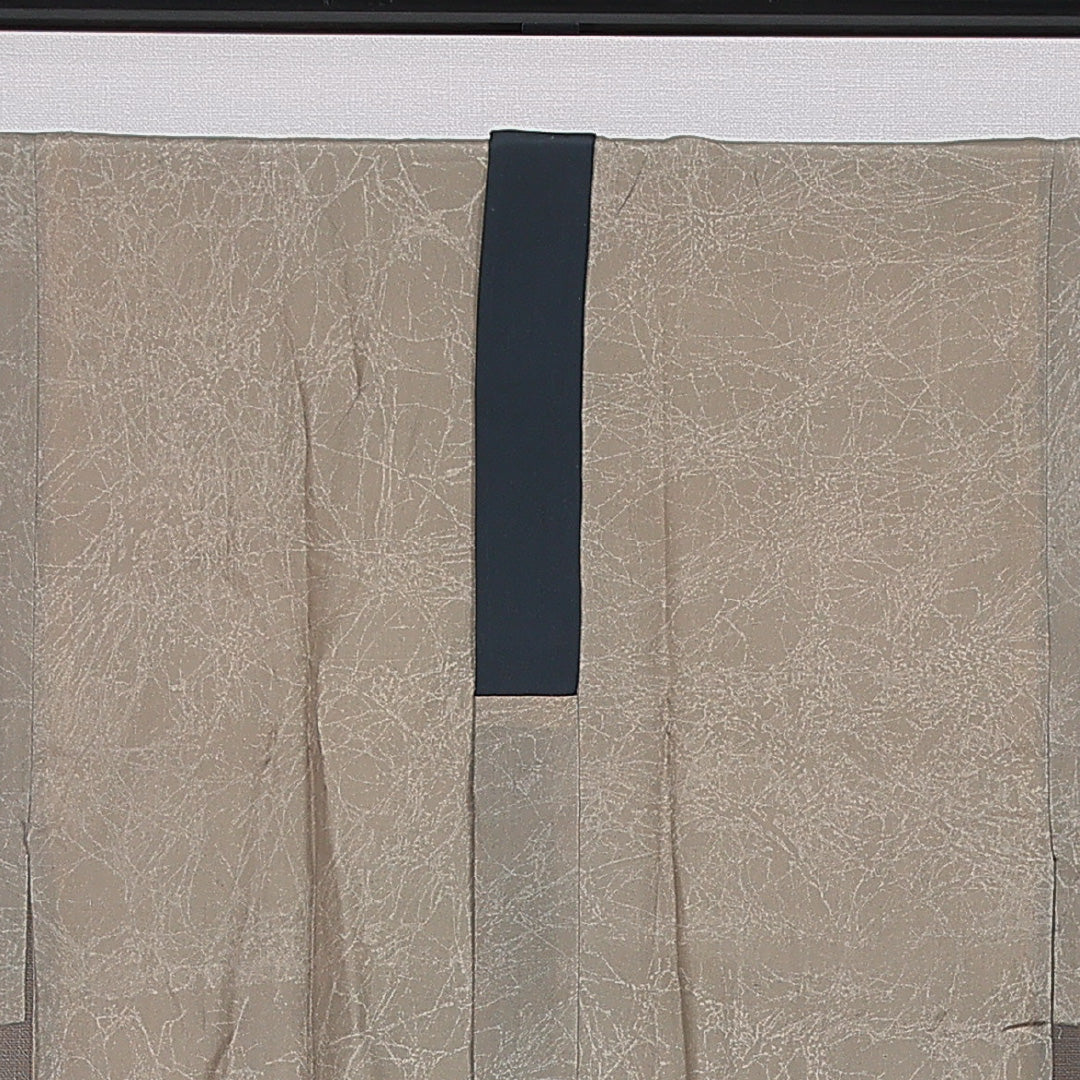 長襦袢 男性用 無双袖 身丈140cm 裄丈68cm 正絹 Cランク Lサイズ 平安絵巻 グレー系 LP 1241-16718
