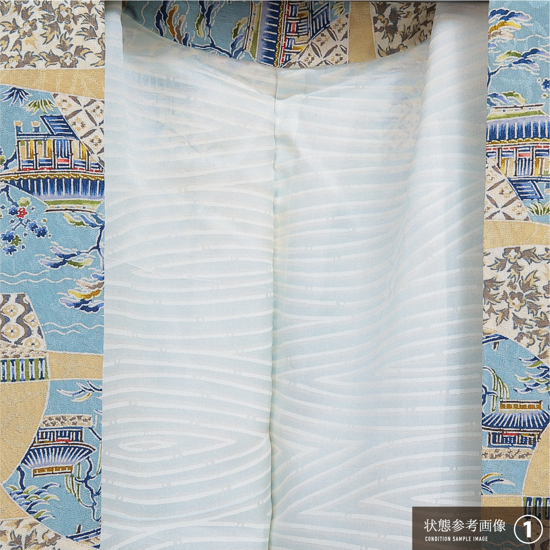 羽織 袷 身丈75cm 裄丈62cm 正絹 Sランク カジュアル Sサイズ 茶屋辻 多色系 RP 1232-16118