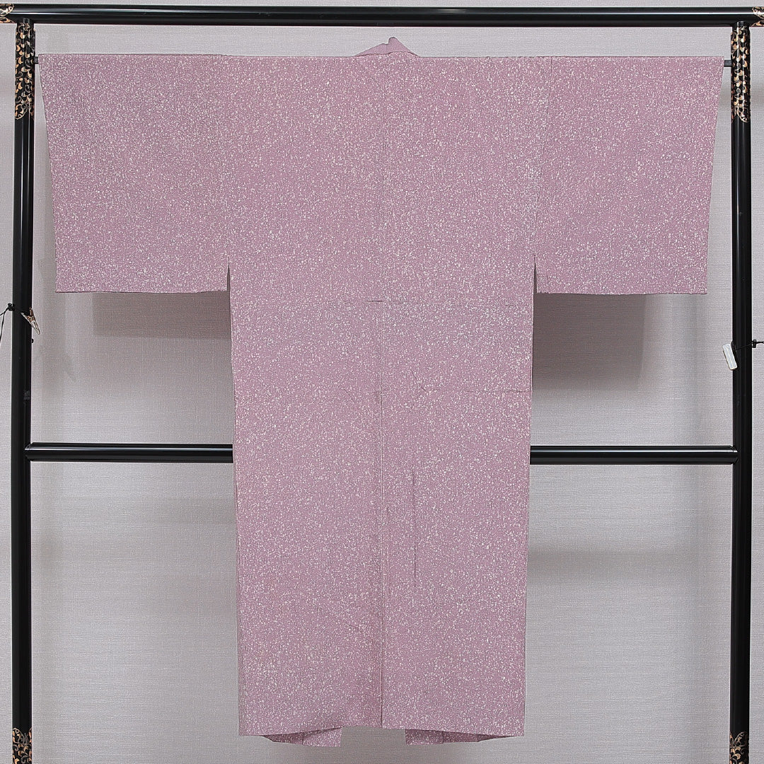 長襦袢 男性用 無双袖 身丈133cm 裄丈66cm 正絹 Aランク Sサイズ 創作柄 紫系 RP 1241-16487