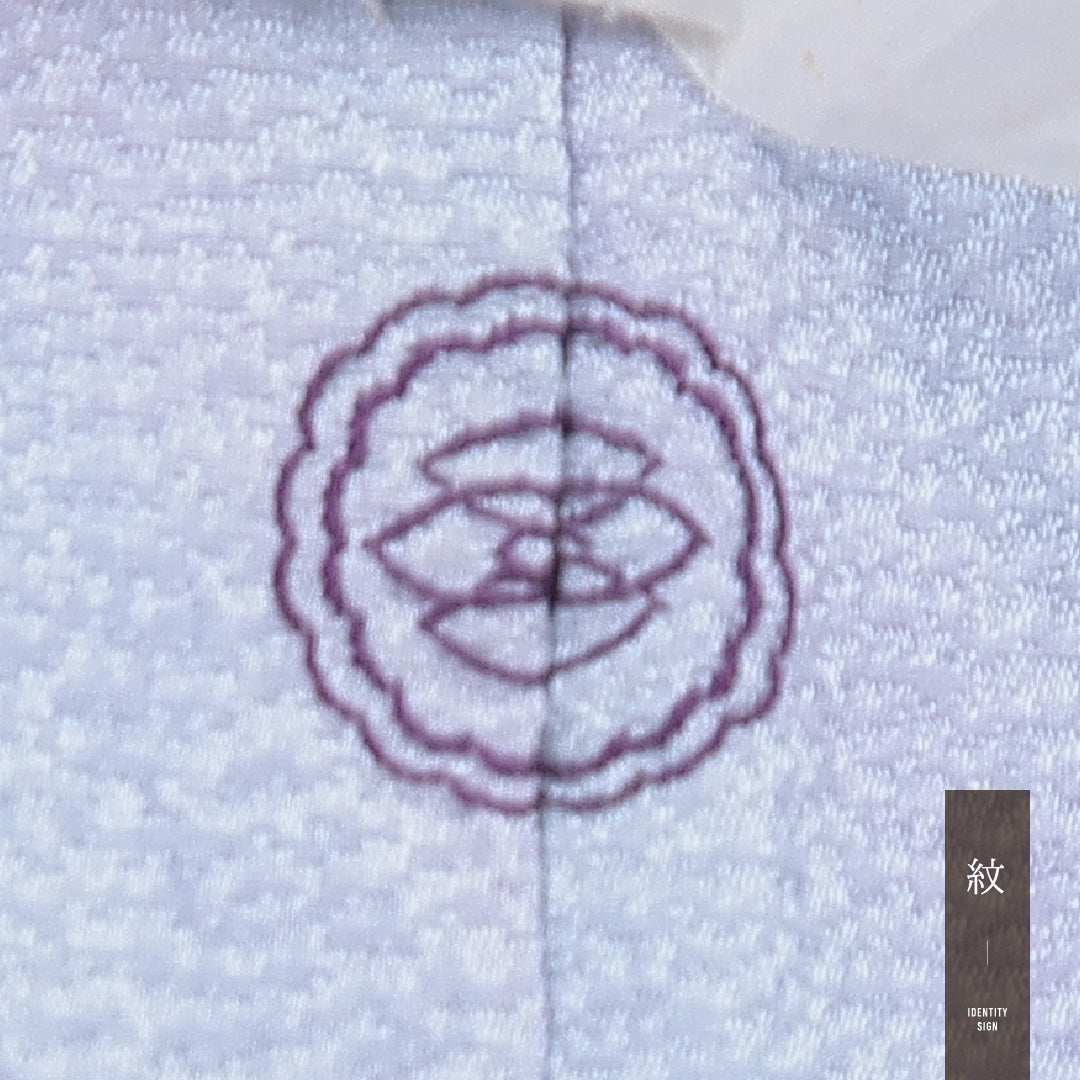 付下げ 袷 身丈152cm 裄丈61cm 正絹 成田彩峰 Sランク Sサイズ 広衿 一つ紋 セミフォーマル 創作柄 作家物 落款 証紙 グラデーション系 水色系 1261-15901