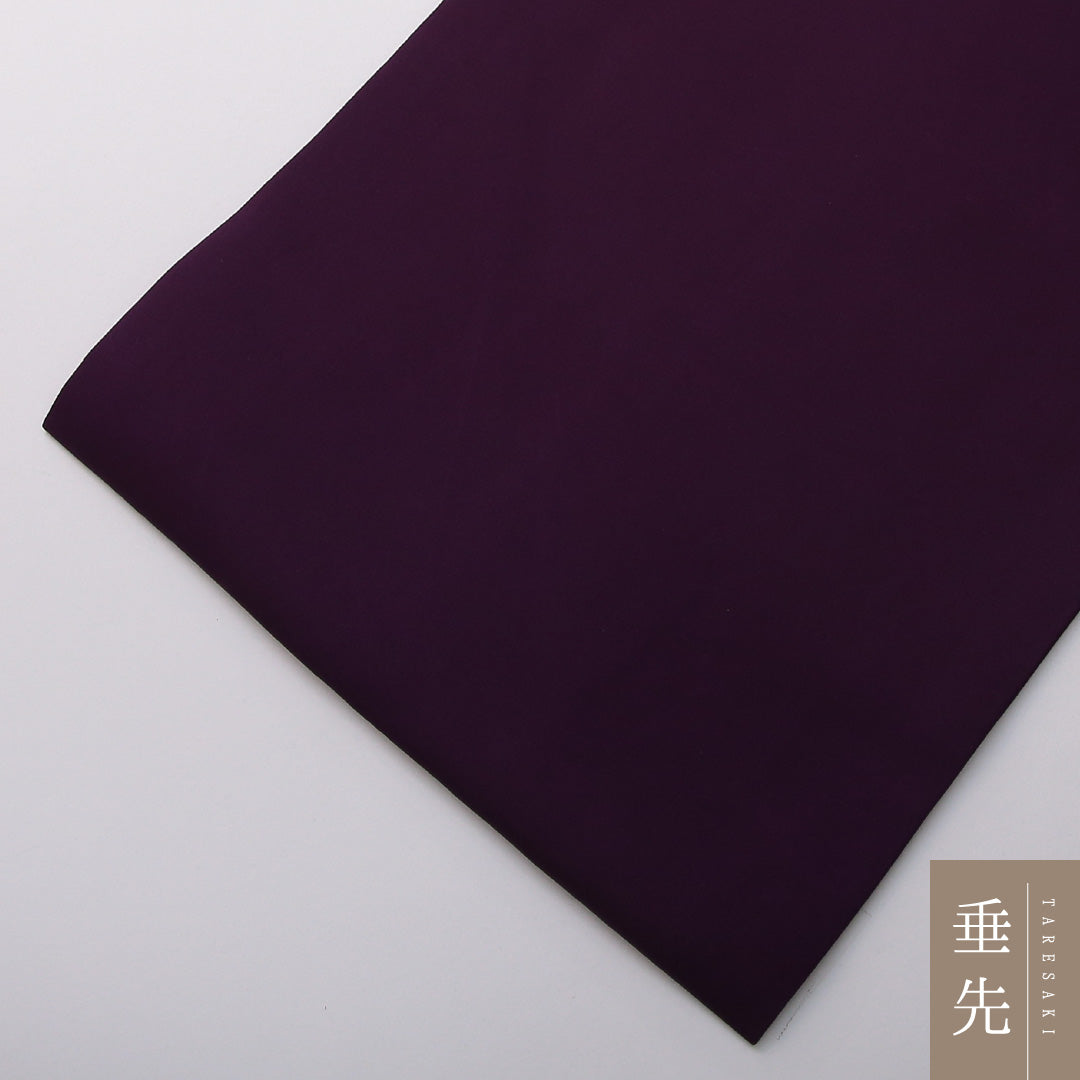 九寸名古屋帯 帯丈371cm カジュアル 名古屋仕立て ポイント柄 Aランク 正絹 染め帯 唐子 紫系 1224-03502