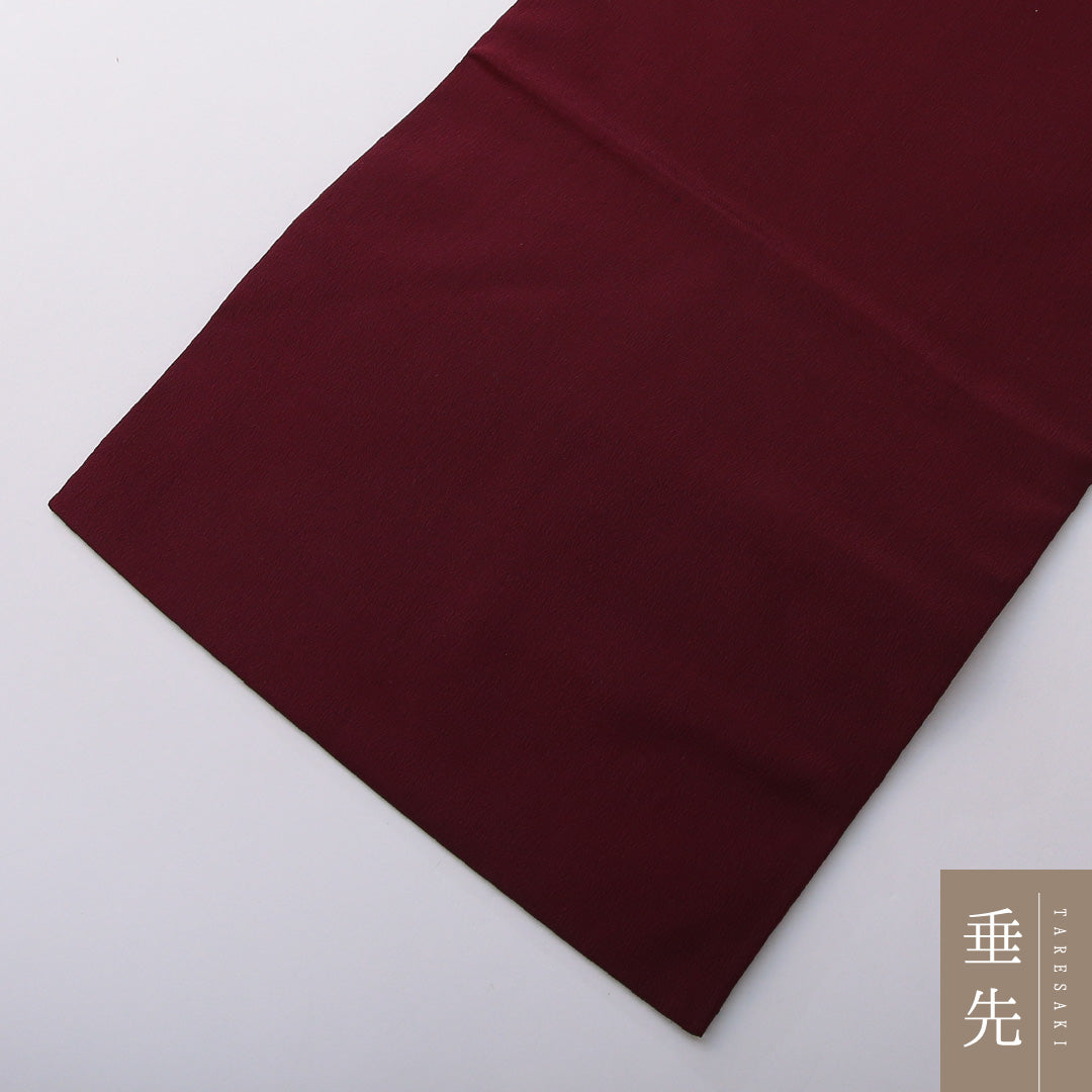 九寸名古屋帯 帯丈345cm カジュアル 名古屋仕立て ポイント柄 Cランク 正絹 創作柄 紫系 赤系 1224-03610