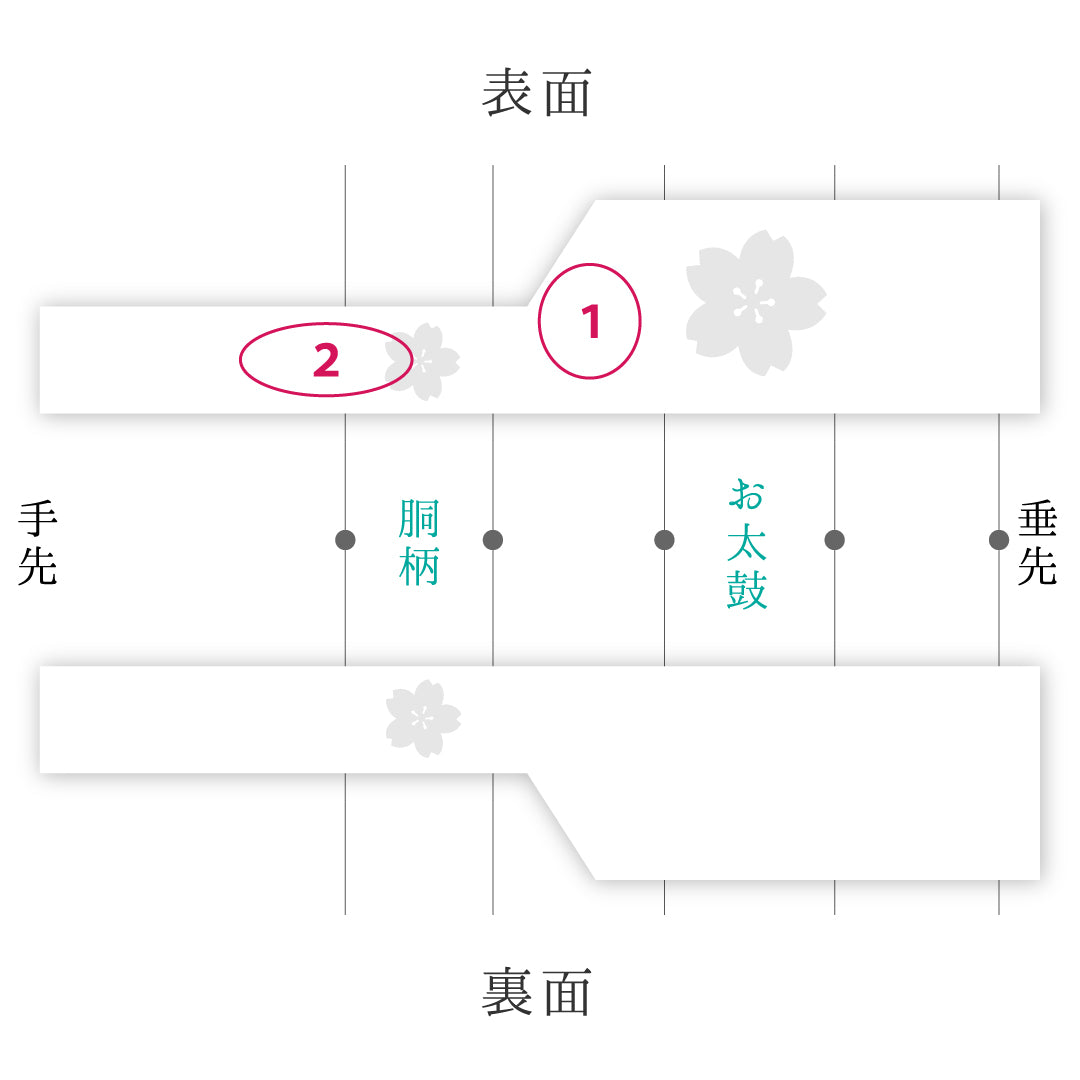 九寸名古屋帯 帯丈355cm セミフォーマル 名古屋仕立て ポイント柄 Bランク 正絹 引箔 扇 クリーム系 1224-03906