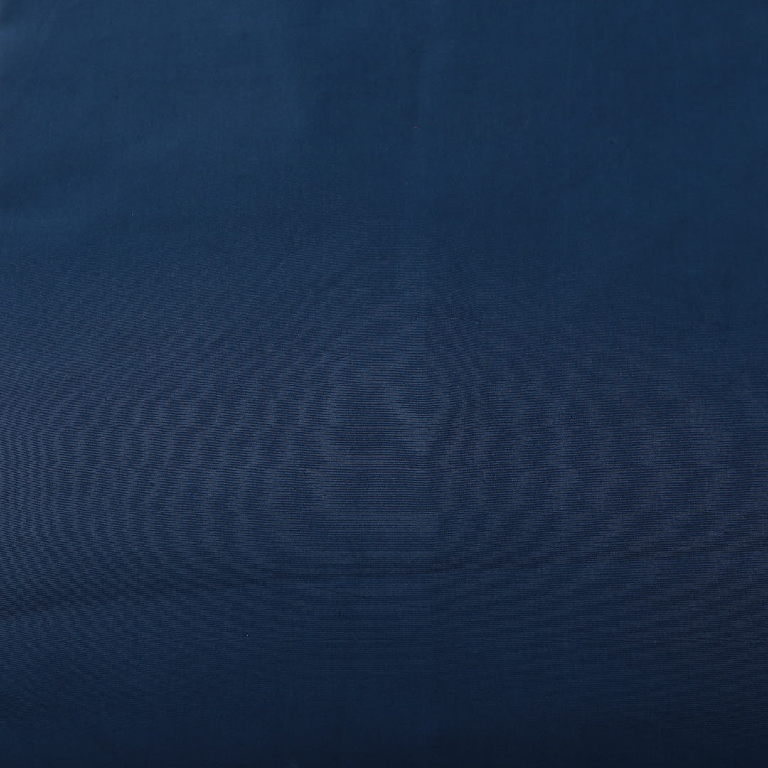 九寸名古屋帯 帯丈341cm カジュアル 名古屋仕立て 全通 Cランク 正絹 無地 青系 1224-03580