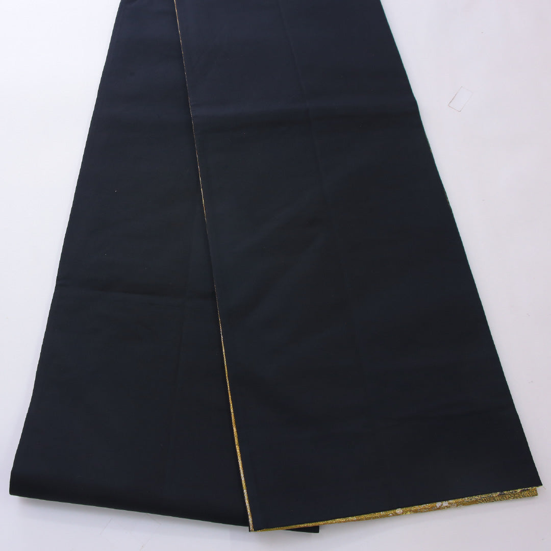 袋帯 帯丈428cm 正絹 六通 フォーマル 老松 荒磯 砂子 金系 1243-02196