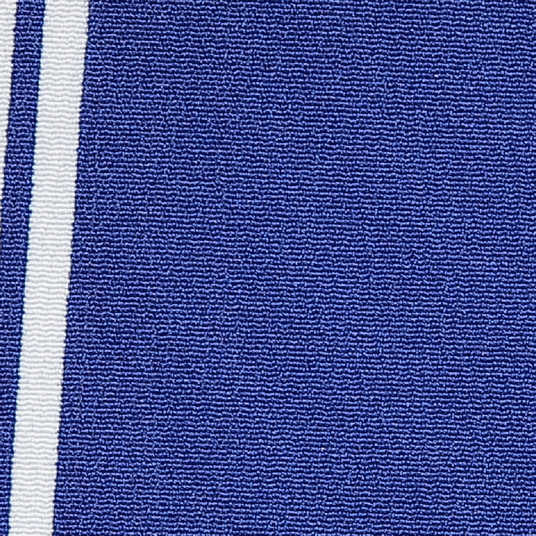 小紋 洗える着物 胴抜き 身丈165cm 裄丈68cm ポリエステル Dランク XLサイズ 広衿 インフォーマル 文字 縞 青系 1215-16322