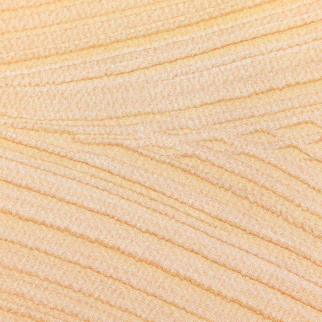 色無地 洗える着物 袷 身丈166cm 裄丈65cm ポリエステル Sランク XLサイズ 広衿 インフォーマル 紋意匠 抽象柄 ふくれ織 朱系 1214-16210