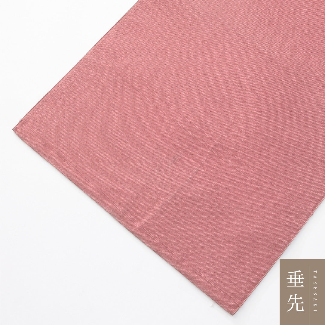 八寸名古屋帯 帯丈357cm カジュアル 松葉仕立て ポイント柄 Cランク 正絹 花柄 ピンク系 1224-04169