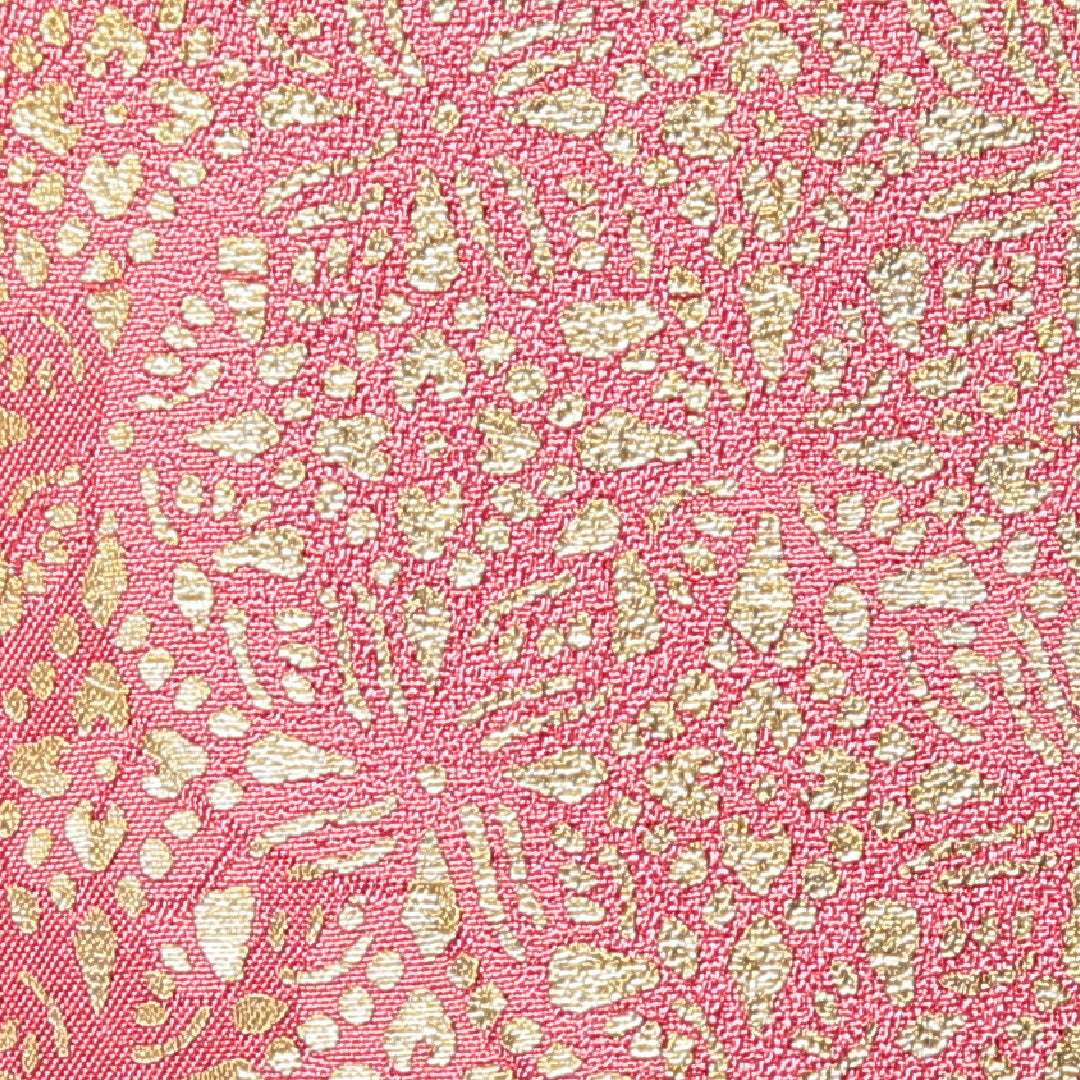 振袖 袷 身丈159cm 裄丈64cm フォーマル Cランク Mサイズ 正絹 広衿 扇 七宝 金駒刺繍 1213-F0704