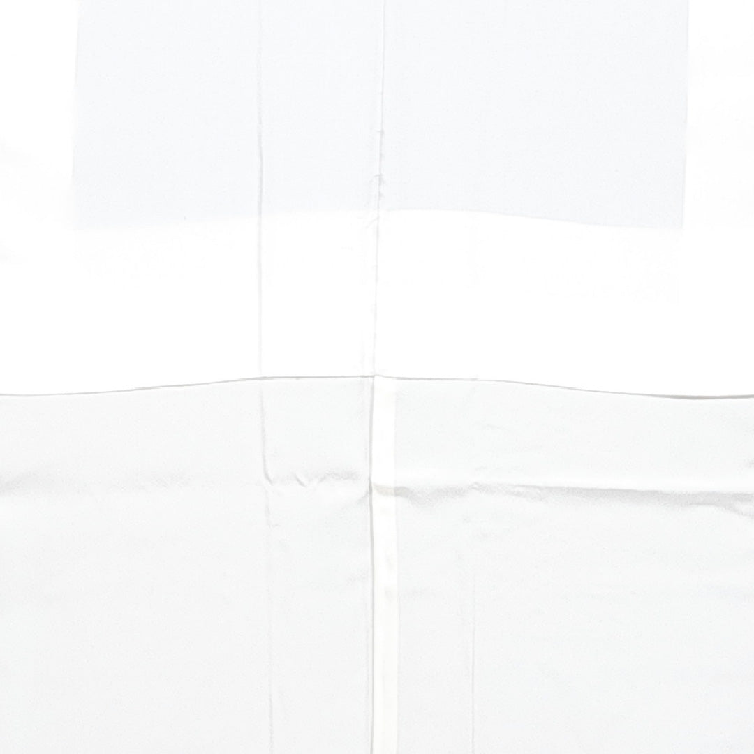 付下げ 袷 身丈163cm 裄丈65cm 正絹 Cランク Lサイズ 広衿 一つ紋(丸に橘) セミフォーマル 笠松 ぼかし染 金駒刺繍 グレー系 1261-16425