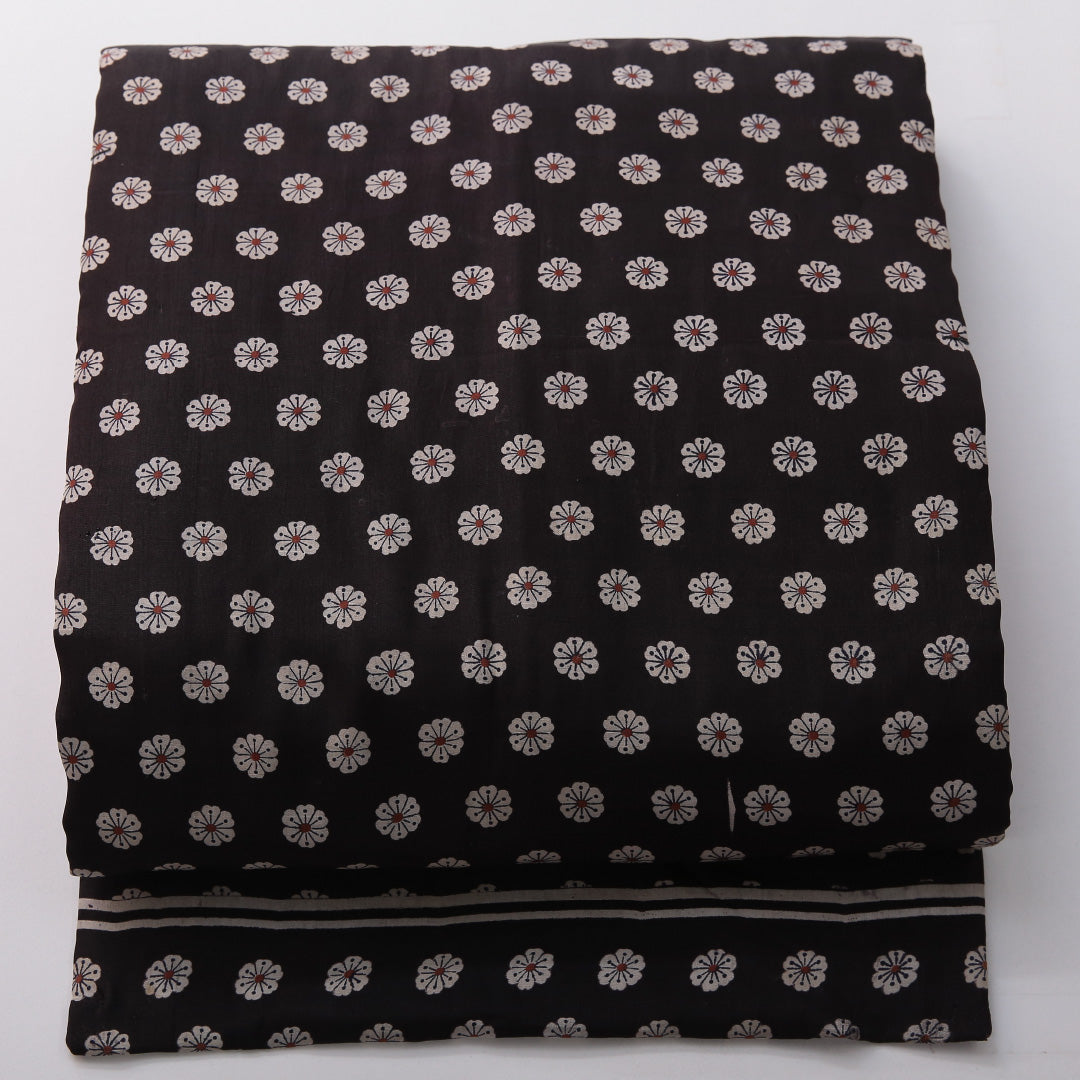 アンティーク 九寸名古屋帯 帯丈316cm カジュアル 名古屋仕立て 全通 帯芯なし Cランク 正絹 染め帯 菊 黒系 1224-03576