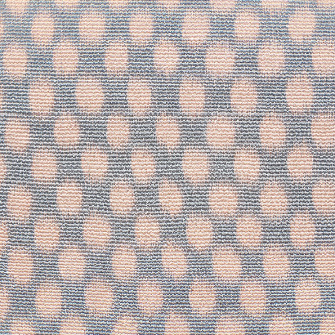 紬 袷 身丈157cm 裄丈63cm 正絹 Cランク Mサイズ 広衿 カジュアル ドット グレー系 1216-15658