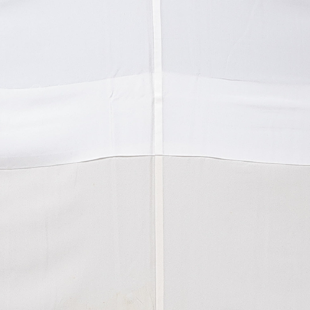 小紋 袷 身丈162cm 裄丈65cm 正絹 Bランク インフォーマル 広衿 Lサイズ 桜 グレー系 RP 1221-15198