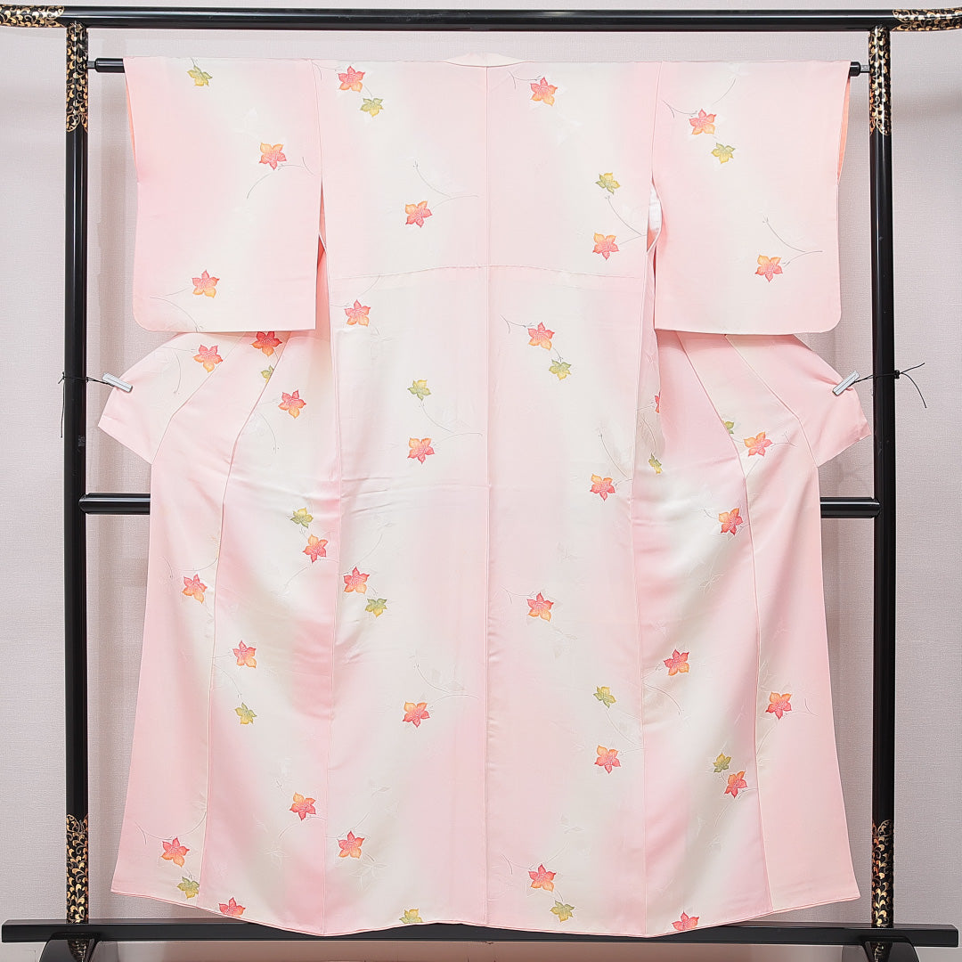 中古・リサイクル 小紋】 袷 身丈156cm 裄丈62cm 正絹 Cランク Mサイズ