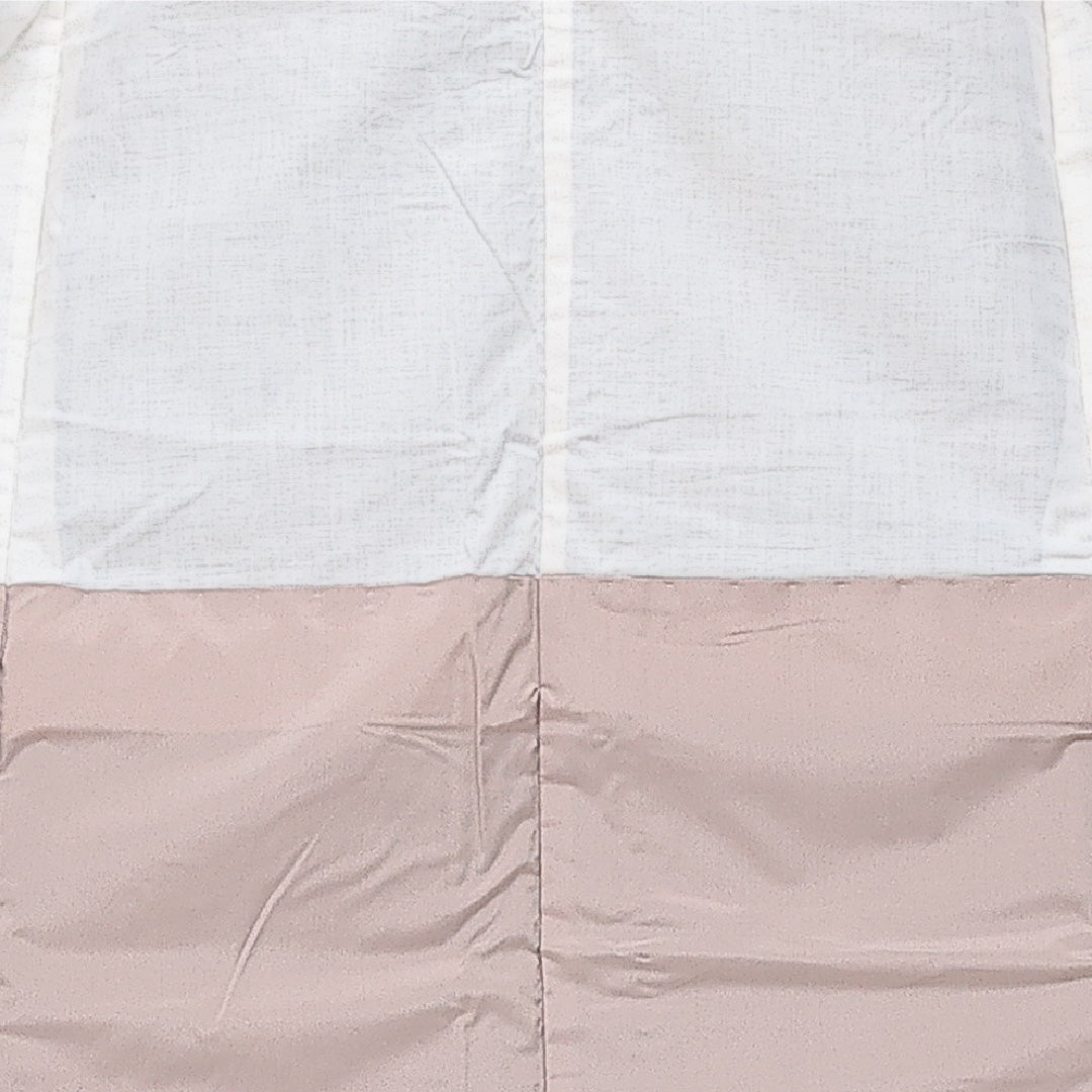 アンティーク 紬 袷 身丈146cm 裄丈60cm 正絹 紬ランク XSサイズ バチ衿 菱 グレー系 茶系 1216-14361