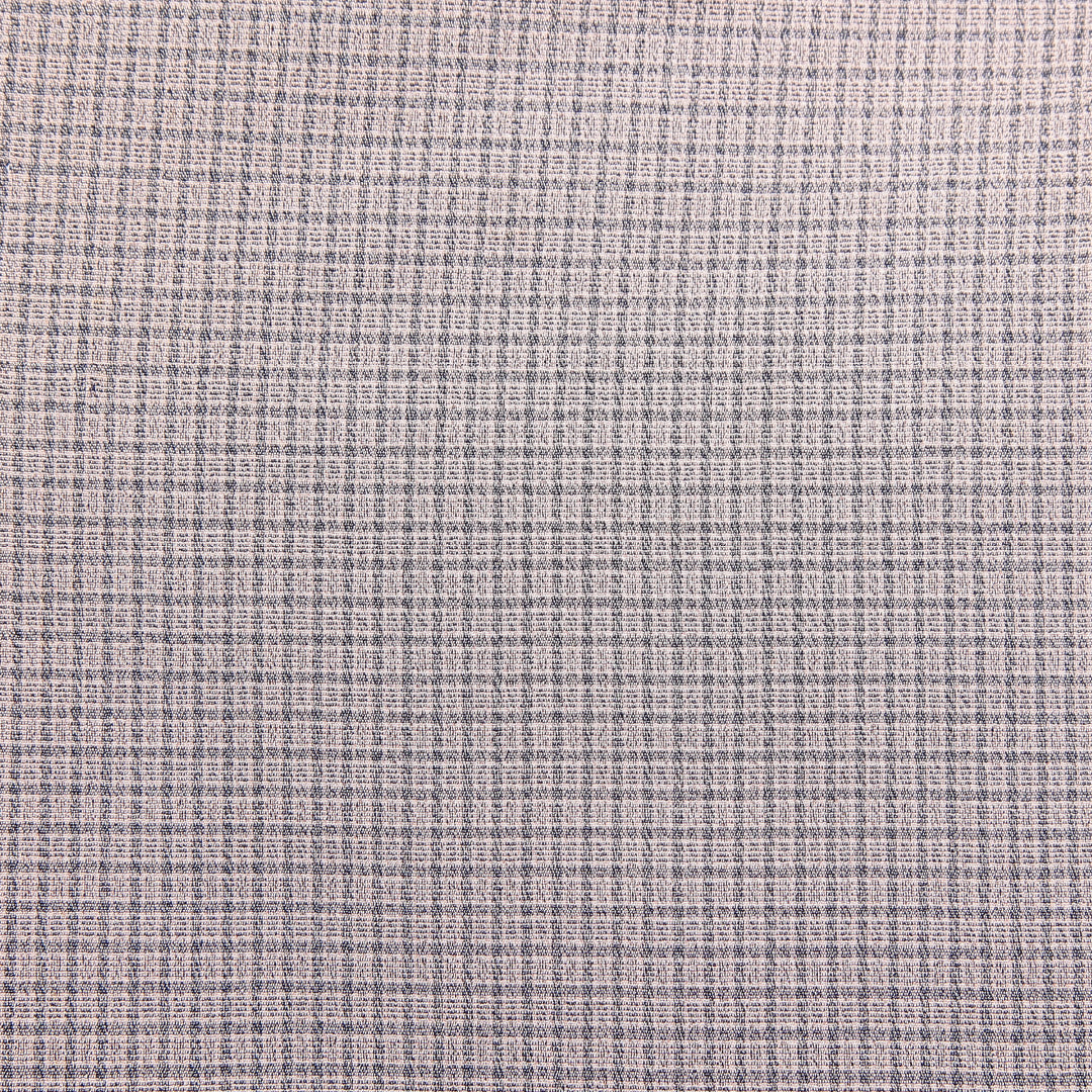 紬 袷 身丈151cm 裄丈62cm 正絹 Dランク Sサイズ 広衿 カジュアル 格子 グレー系 1216-15527