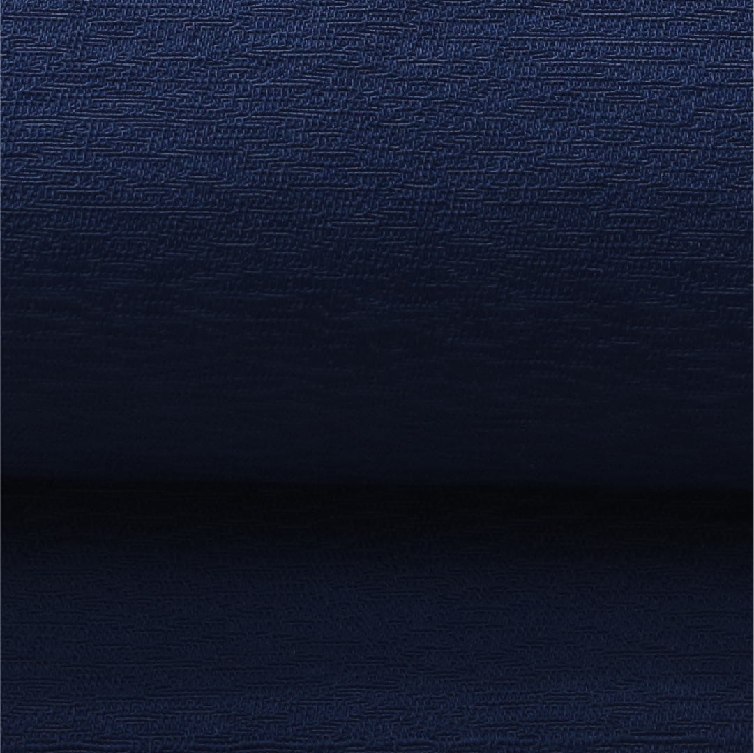 八寸名古屋帯 帯丈352cm カジュアル 松葉仕立て ポイント柄 Dランク 正絹 綴れ織 蝶 紺系 1224-03777