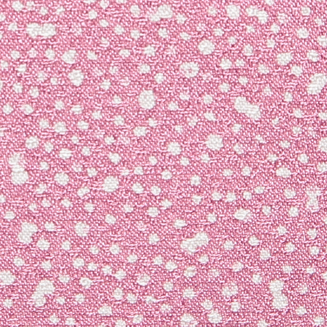 江戸小紋 洗える着物 袷 身丈163cm 裄丈63cm ポリエステル Cランク Lサイズ 広衿 一つ紋(五三桐) セミフォーマル 紋意匠 創作柄 ピンク系 1262-15825