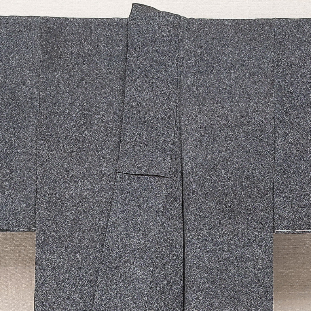 江戸小紋(鮫) 袷 身丈160cm 裄丈62cm 正絹 Sランク Lサイズ 広衿 インフォーマル グレー系 1262-16927