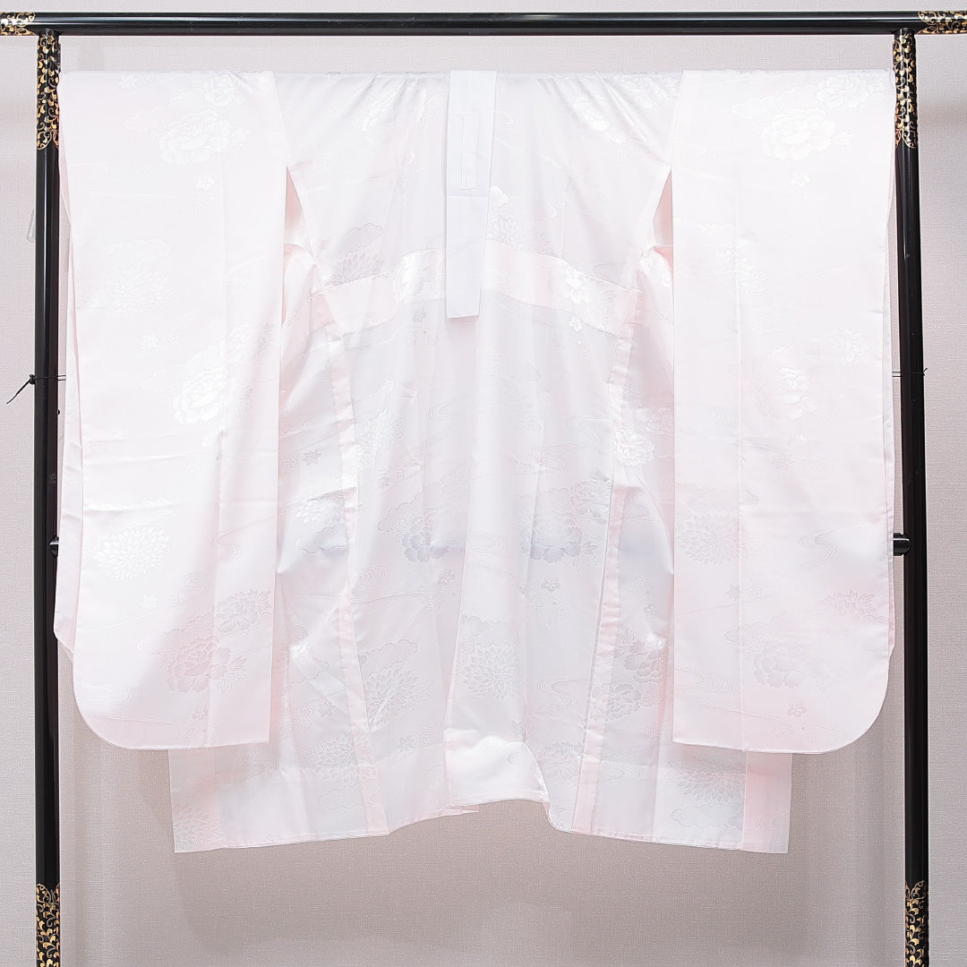 中古・リサイクル 振袖用 長襦袢】 無双袖 身丈127cm 裄丈70cm 正絹 S