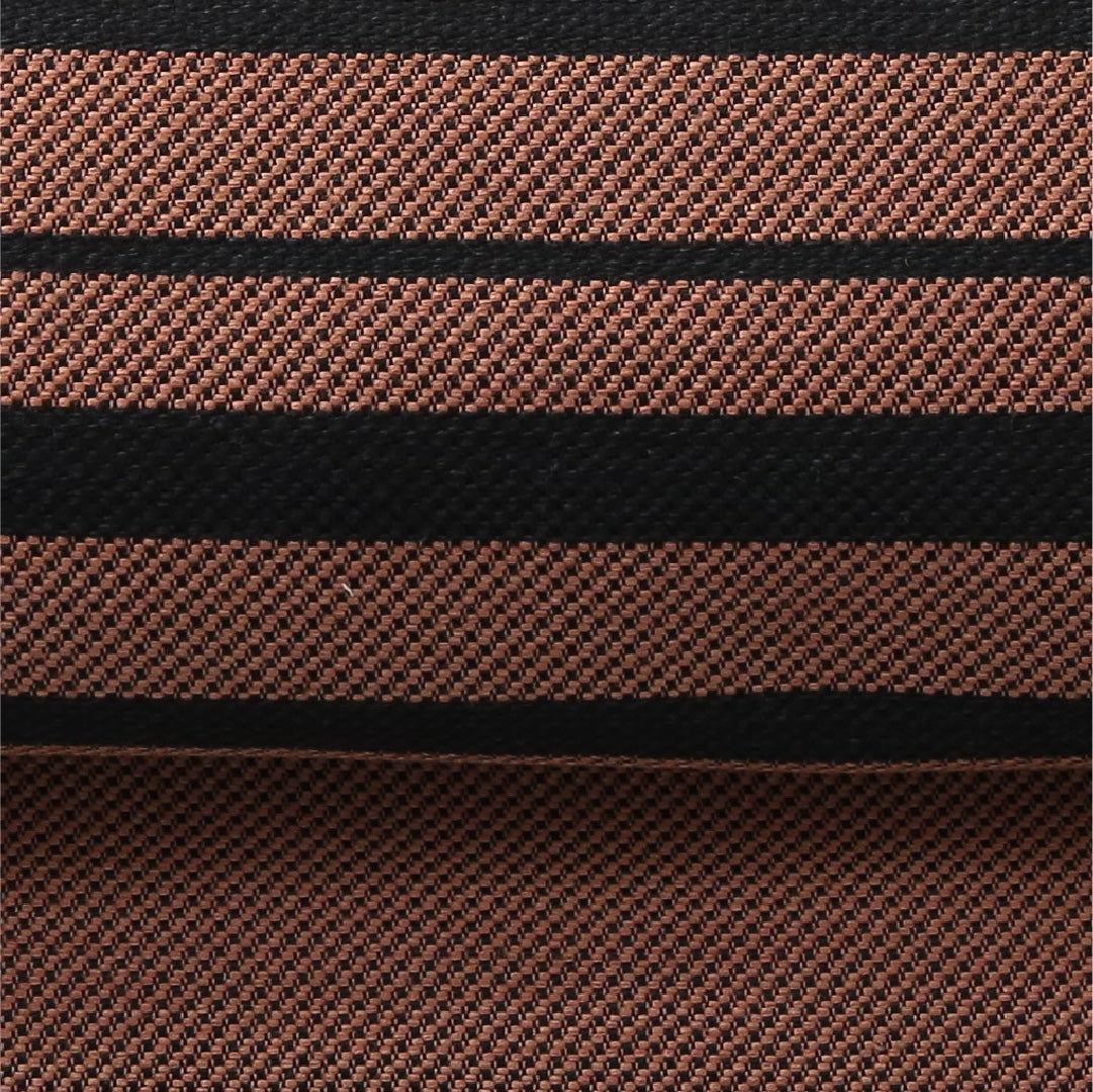 八寸名古屋帯 帯丈340cm カジュアル 開き仕立て 全通 未仕立て Sランク 正絹 博多織 縞 朱系 1224-03821