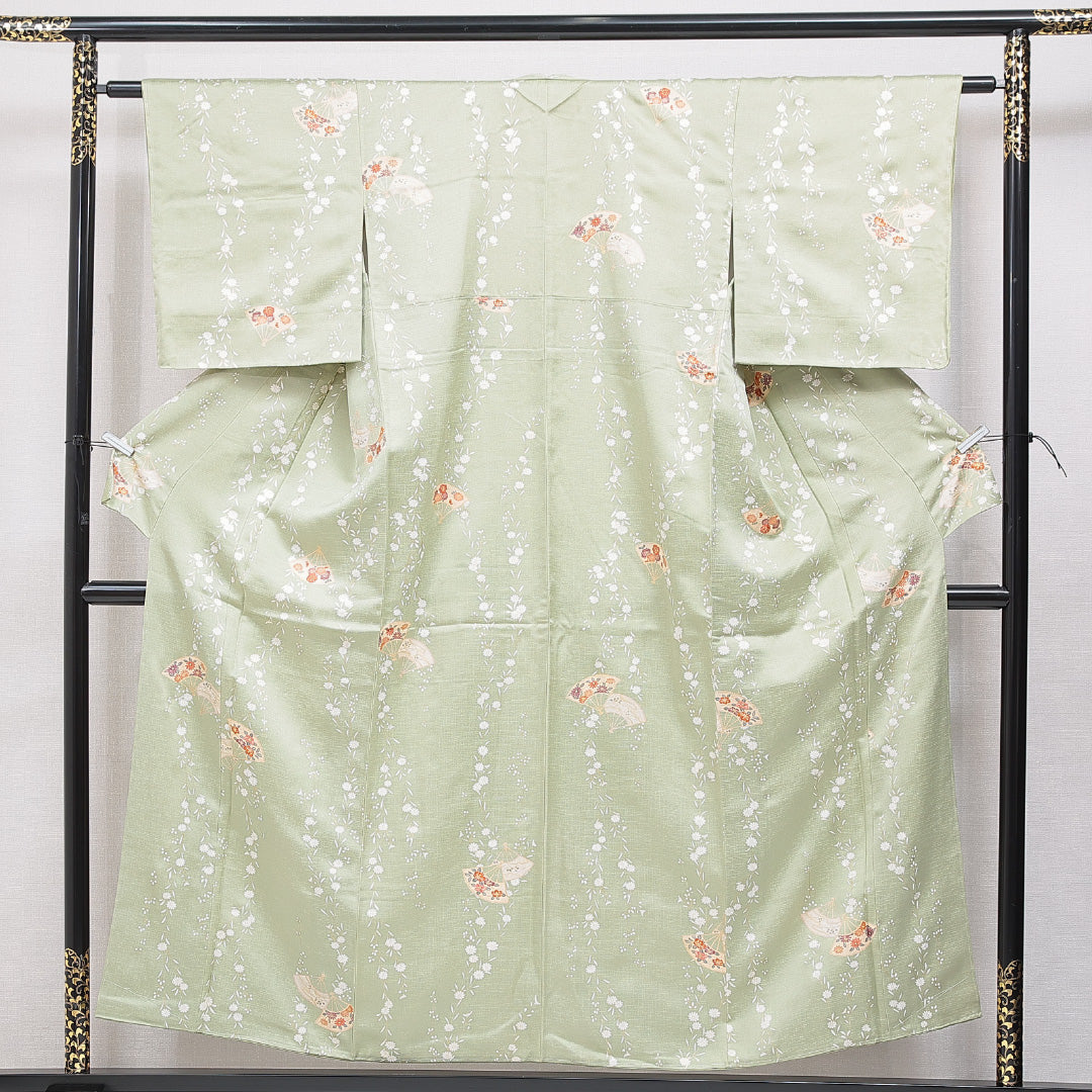 中古・リサイクル 小紋】 袷 身丈152cm 裄丈61cm 正絹 Sランク Sサイズ