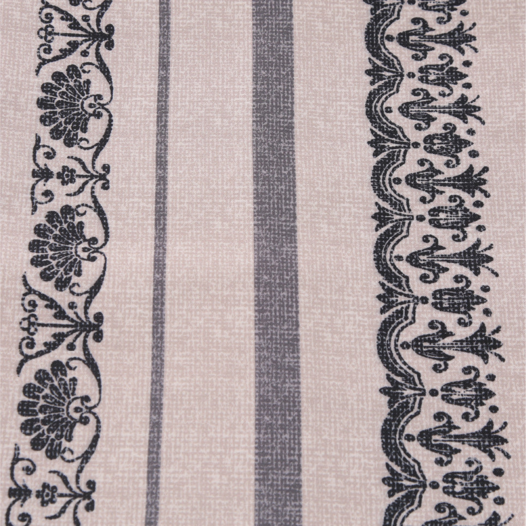 九寸名古屋帯 帯丈381cm カジュアル 松葉仕立て 全通 Sランク ポリエステル 染め帯 創作柄 ベージュ系 1224-04182