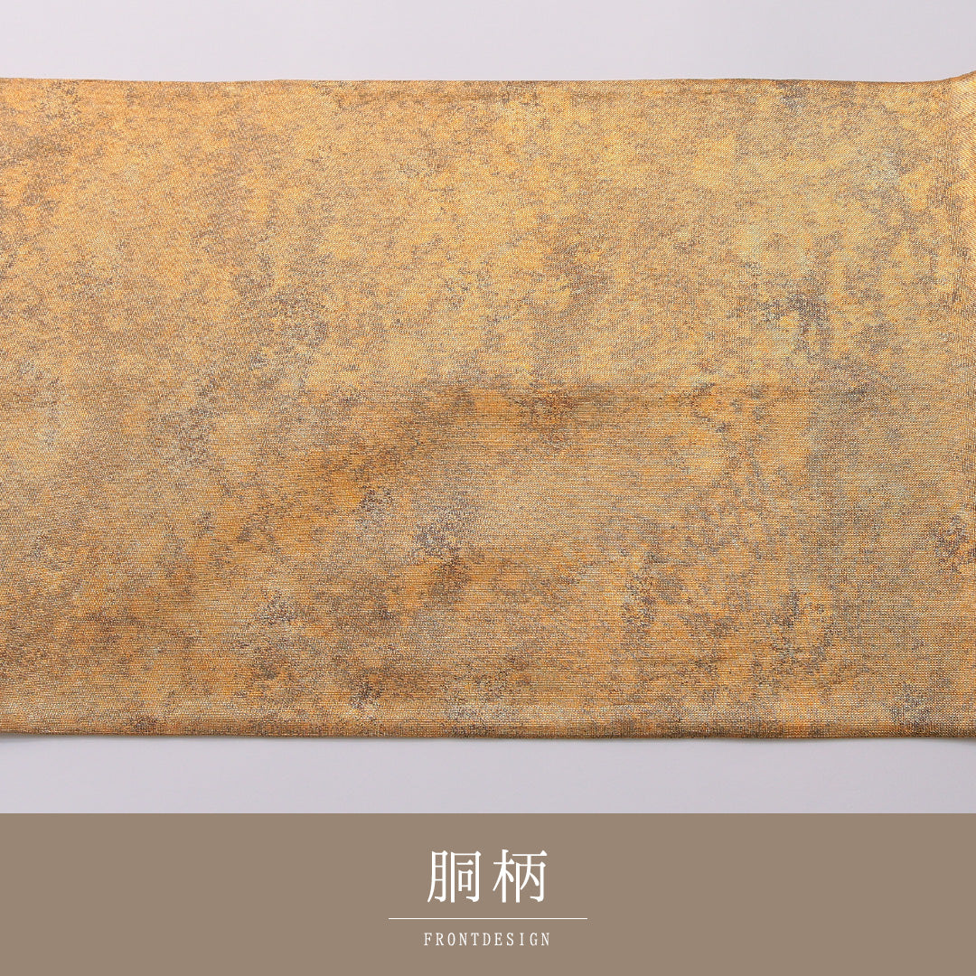 袋帯 帯丈428cm 正絹 六通 インフォーマル 抽象柄 朱系 1243-01941
