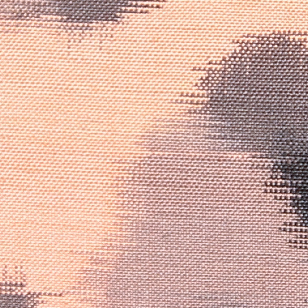 アンティーク 紬(銘仙) 袷 身丈150cm 裄丈62cm 正絹 Cランク Sサイズ 広衿 花柄 朱系 1216-15682