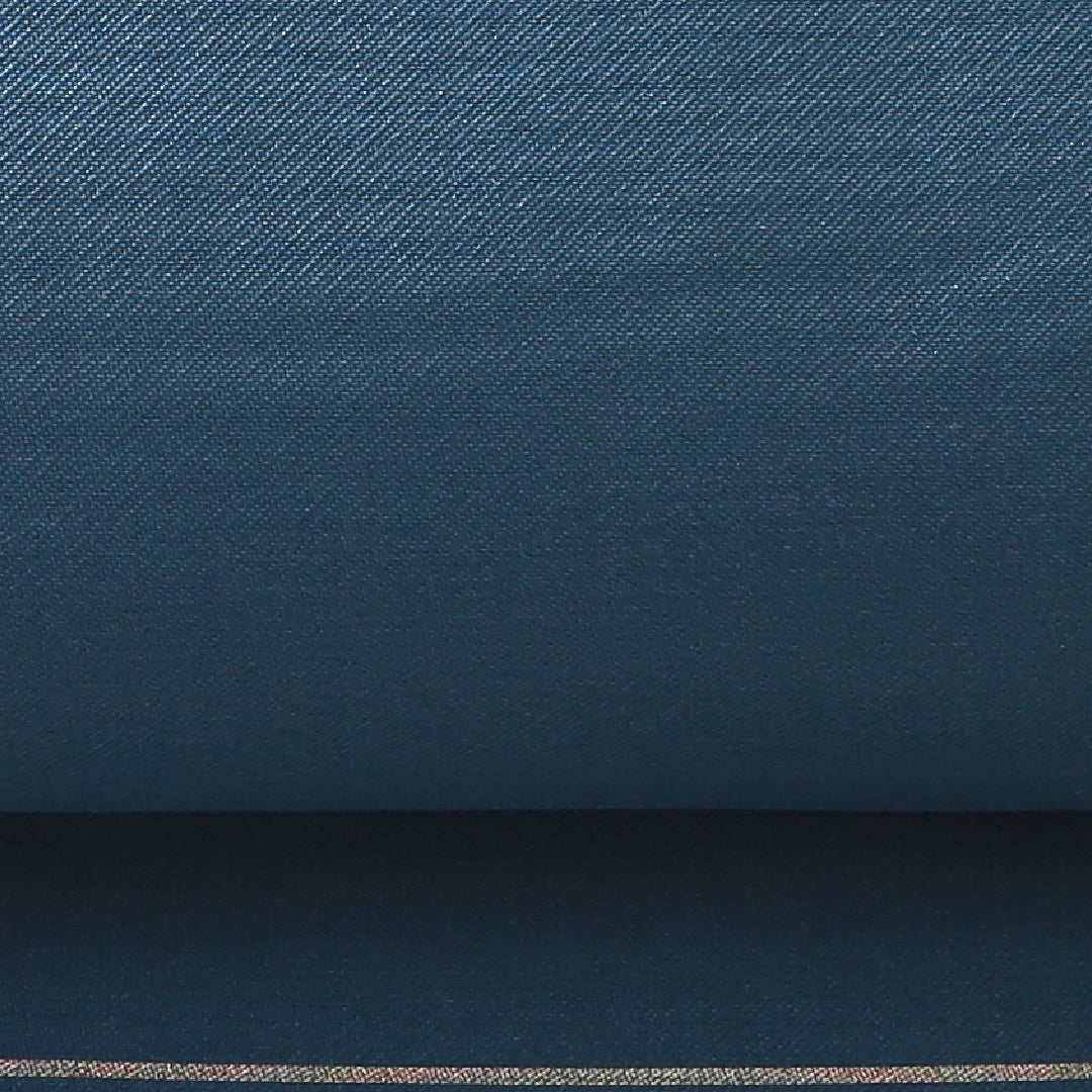 九寸名古屋帯 帯丈356cm カジュアル 名古屋仕立て ポイント柄 Bランク 正絹 創作柄 青系 1224-03836