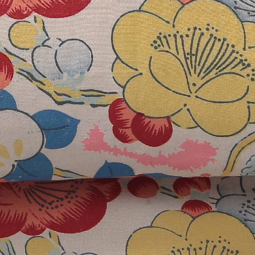 アンティーク 九寸名古屋帯 帯丈356cm 名古屋仕立て 全通 Bランク 正絹 染め帯 牡丹 ピンク系 1224-03880