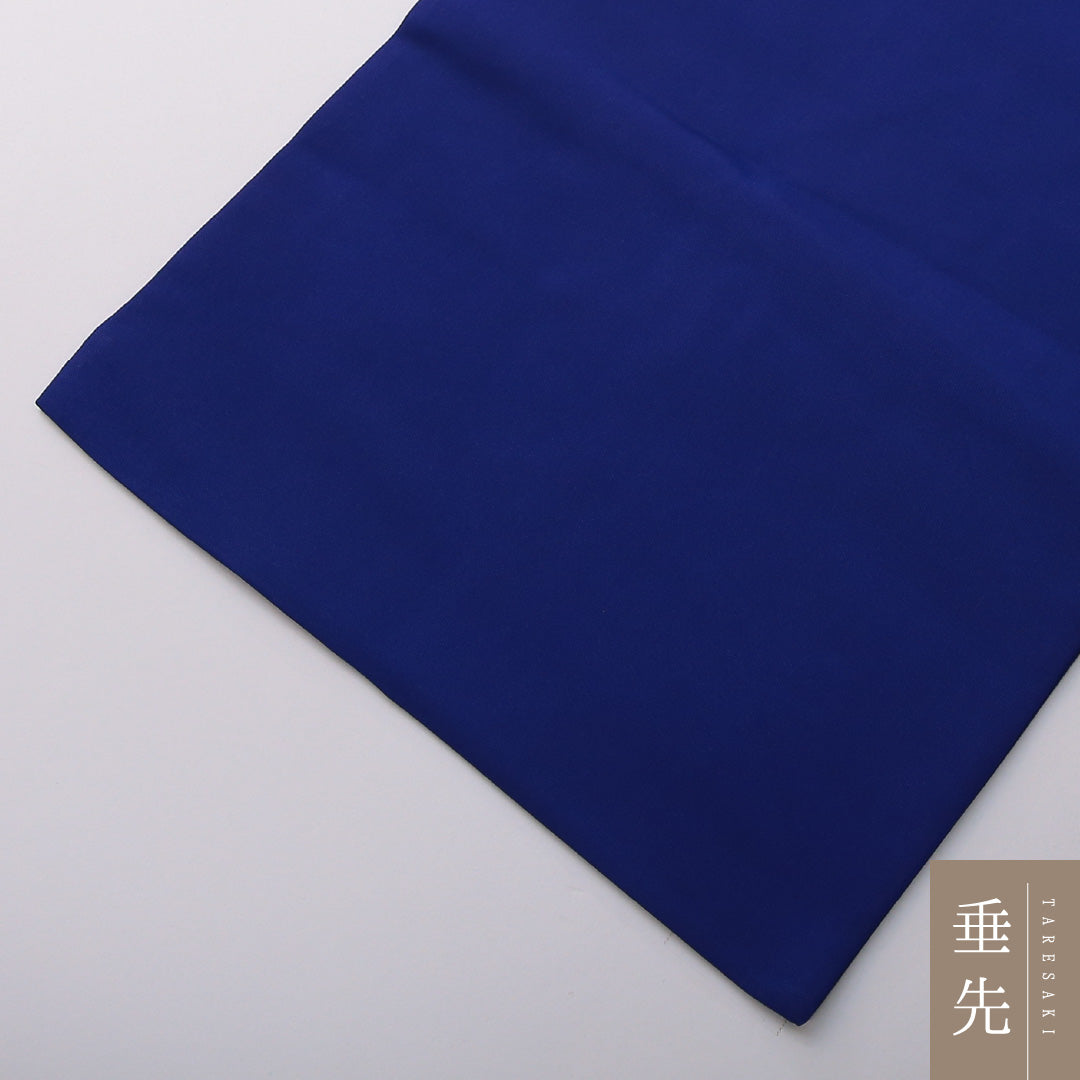 九寸名古屋帯 帯丈381cm カジュアル 名古屋仕立て ポイント柄 Bランク 正絹 染め帯 塩瀬 風景柄 青系 1224-03494