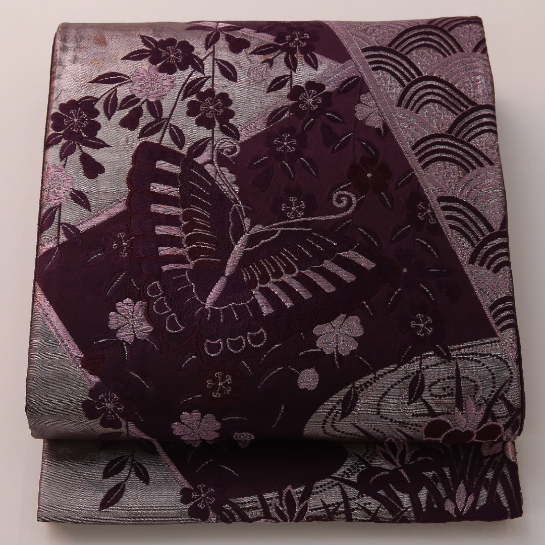 中古・リサイクル 袋帯】 帯丈448cm フォーマル 六通 帯芯なし Cランク